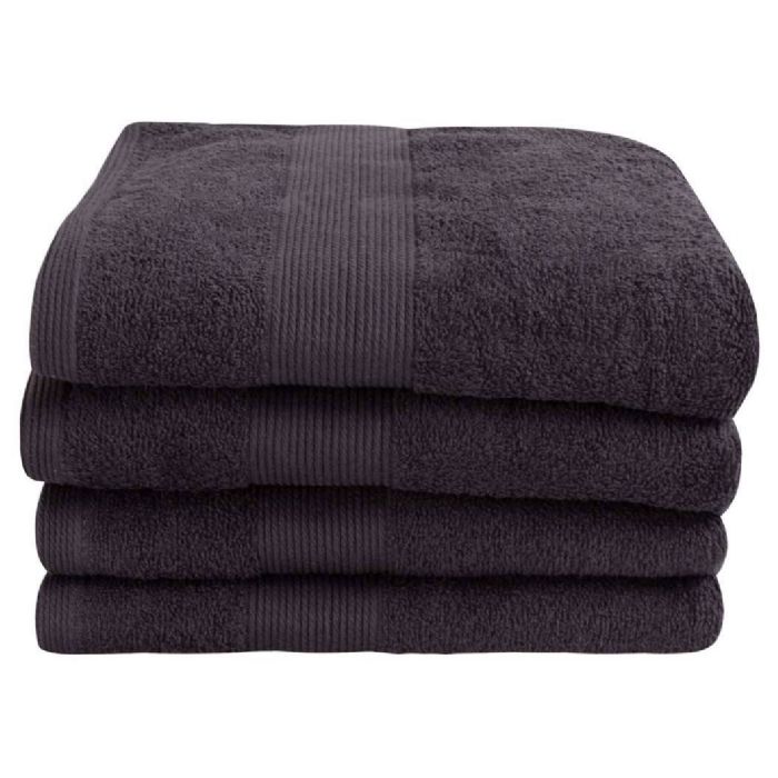 Håndklæde - 100% Blødt bomuld med høj absorberingsevne - 50x100 cm - Antracit håndklæde fra danske By Borg