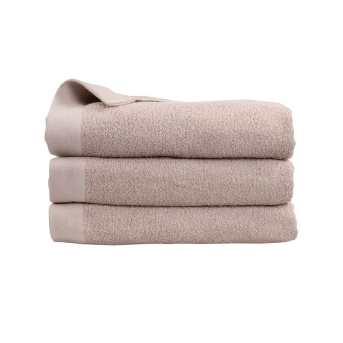 Badehåndklæde - 100% Blødt bomuld med høj absorberingsevne - 70x140 cm - Rosafarvet bade håndklæde fra danske By Borg