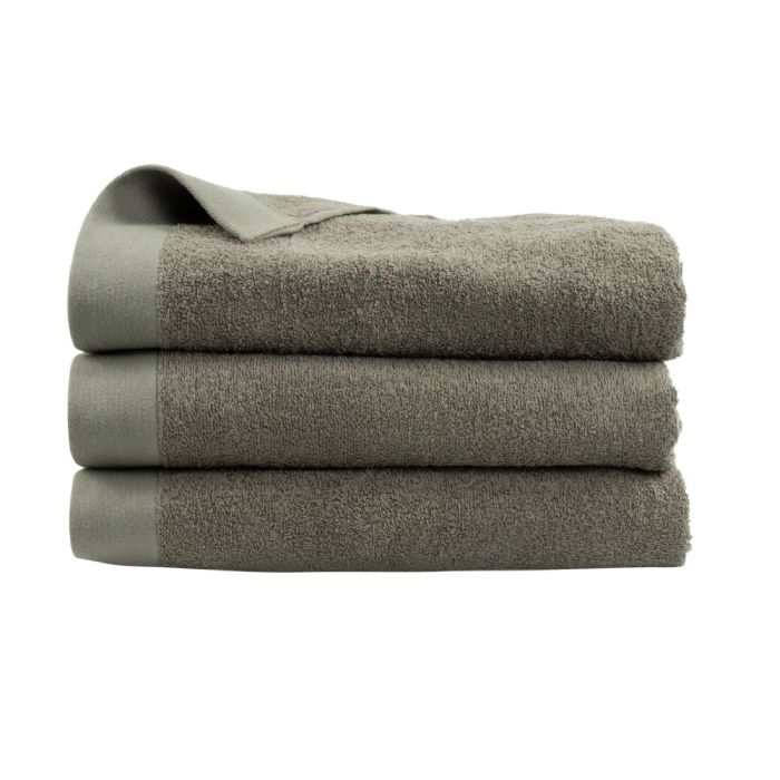 Badehåndklæde - 100% Blødt bomuld med høj absorberingsevne - 70x140 cm - Lysegrønt bade håndklæde fra danske By Borg