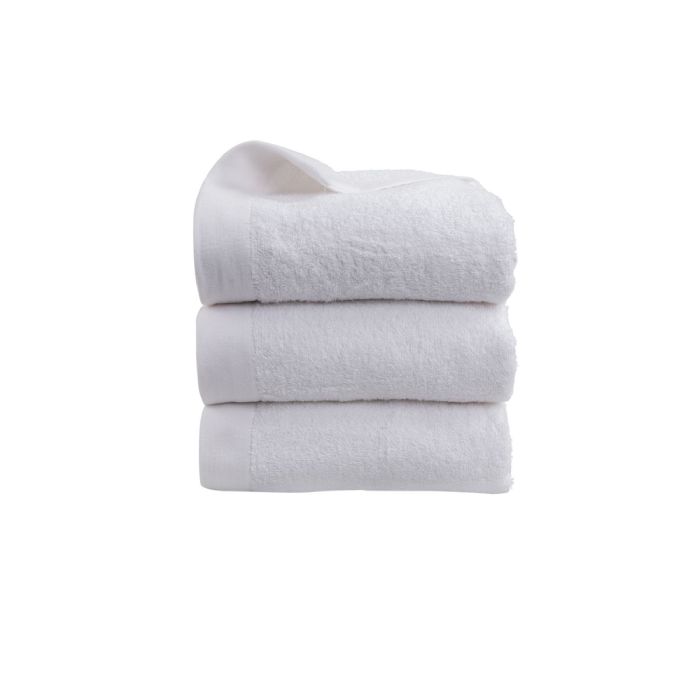 Gæstehåndklæde - 100% Blødt bomuld med høj absorberingsevne - 40x60 cm - Hvidt håndklæde fra danske By Borg
