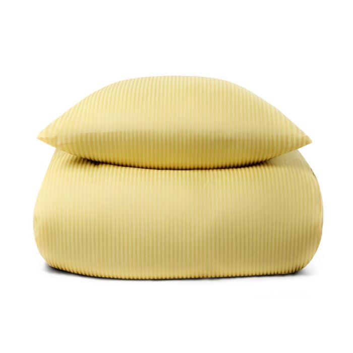 Sengetøj i 100% Egyptisk bomuld - 150x210 cm - Gult sengetøj - Ekstra blødt sengesæt fra By Borg