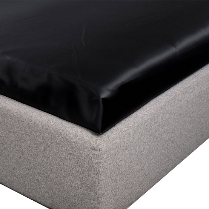 Silkelagen - Kuvertlagen 90x200x8 cm - Sort - 100% morbærsilke - By Borg
