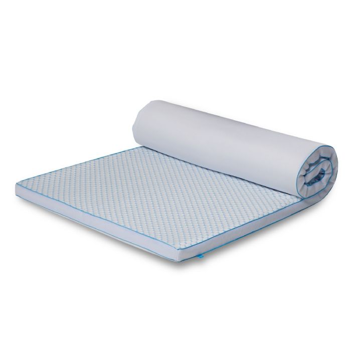 Kølende topmadras - 180x200 cm 5 cm høj - 5 zoner - Memoryskum topmadras - SLEEP TECH by Borg