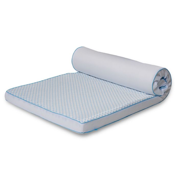 Kølende topmadras - 160x200 cm - 7 zoner - Luksus memoryskum topmadras 8 cm høj  - SLEEP TECH By Borg